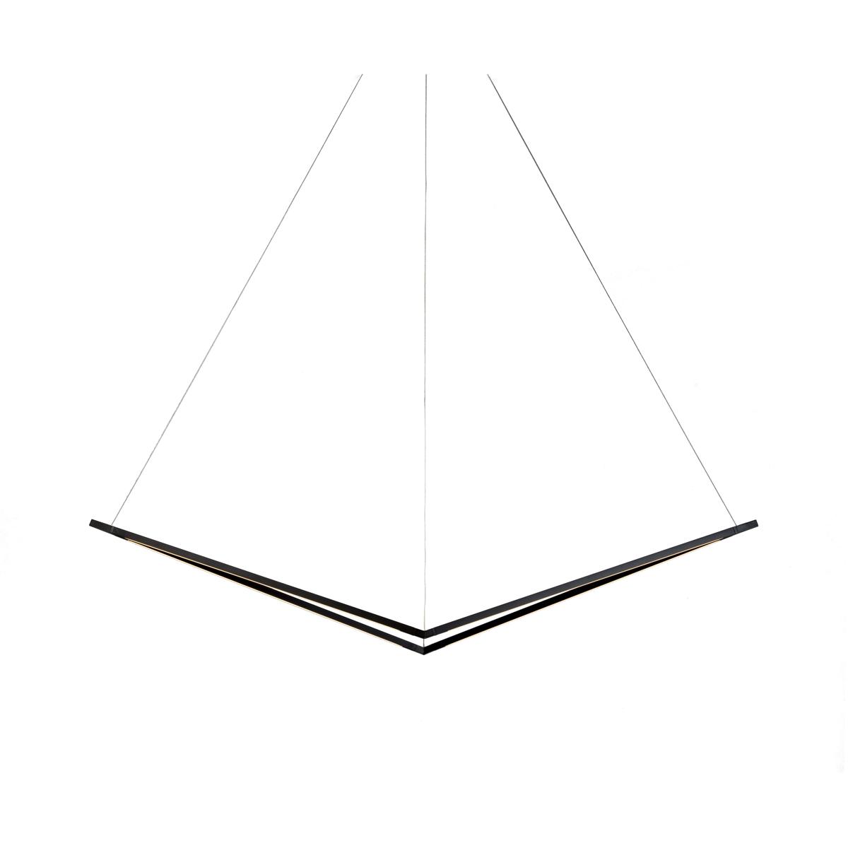 Koncept ZBP-24-B-SW-MTB-CNP Z-Bar LED 14.68 inch Matte Black Pendant Ceiling Light, Bird